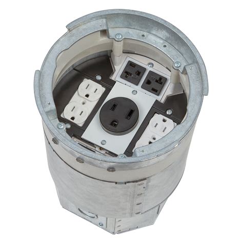 recessed floor receptacle boxes